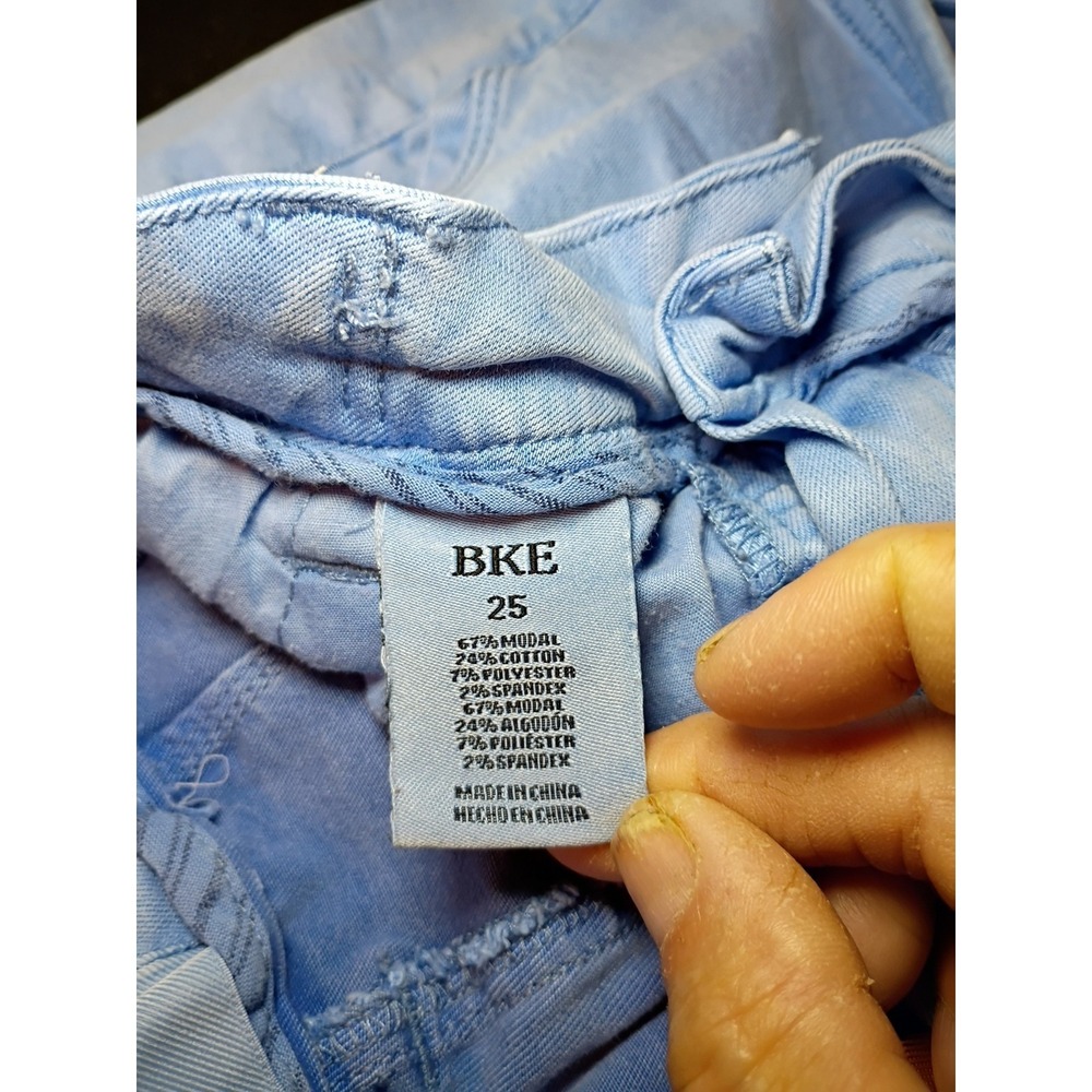 BKE Womens Blue Casual Jean Shorts Size 25 Denim Cotton Blend Short - Picture 3 of 10